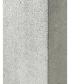 Rechteck-Palisade 18/12 cm mit Fase, naturgrau