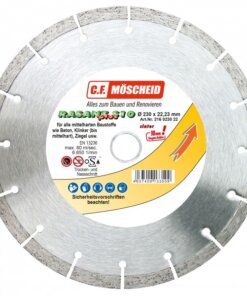 Disc Trennscheibe Dia-Scheibe Rasant Plus S10 Ausführung: gesintert, blank Ø 230 x 10 x 22,2 mm 216 0230 22