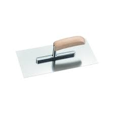 Glättekelle Jung mit geradem Griff  280 x 130 mm