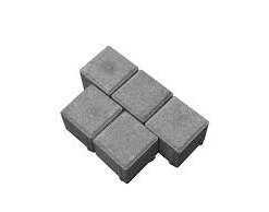 Quadratpflaster 10x10x8 cm naturgrau (9,8qm / PAL / 100 Stck / qm)