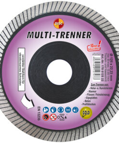 Disc Trennscheibe Dia-Scheibe Multi-Trenner Ausführung: schwarz Ø 125 x 7,5 x 22,2 mm 178 0125 22