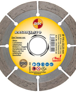 Disc Trennscheibe Dia-Scheibe Rasant Plus S10 Ausführung: gesintert, blank Ø 125 x 10 x 22,2 mm 216 0125 22