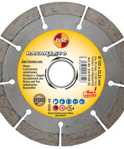 Disc Trennscheibe Dia-Scheibe Rasant Plus S10 Ausführung: gesintert, blank Ø 115 x 10 x 22,2 mm 216 0115 22