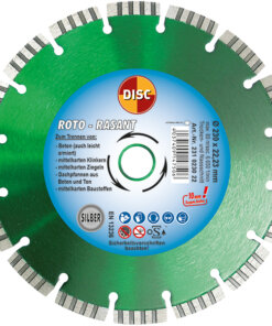 Disc Trennscheibe Dia-Scheibe Roto-Rasant Ausführung: gelasert, met.-grün Ø 230 x 10 x 22,23 mm 231 0230 22