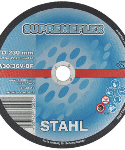 Disc Supreme-Flex für Stahl (VE=25 St.) Ø 230 x 2,5 x 22,2 mm 500 0230 22