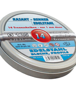 Disc Aktionsdose Rasant-Edelflex 125 14 St. Ras.-Edelflex 125 - (VE=5 Dosen) Ø 125 x 1,0 x 22,2 mm 525 0125 22