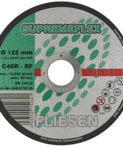 Disc Supreme-Flex Fliese, (VE=25 St.) Dünne Ausführung f. Fliesen Ø 125 x 1,2 x 22,2 mm 540 0125 22 MHD: 06/2025